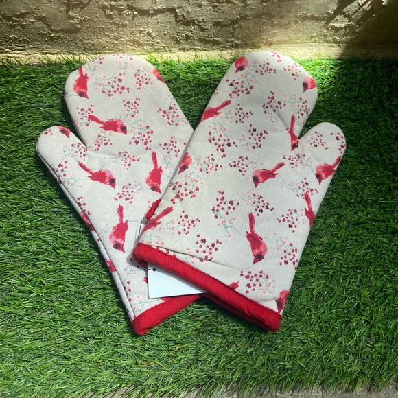 Cotton Micro Oven Hand Gloves- Pack of 2 Pcs - Picture 3 of 5